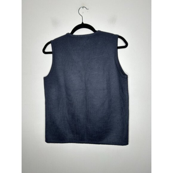 Croft & Barrow Ugly Christmas Vest Sweater Grannycore Holiday Vintage Size Small - Picture 6 of 7